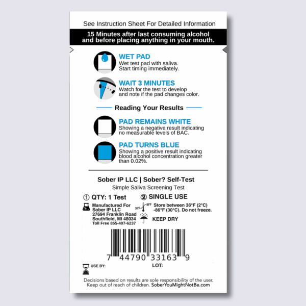 Sober Single Test Pack - Image 2