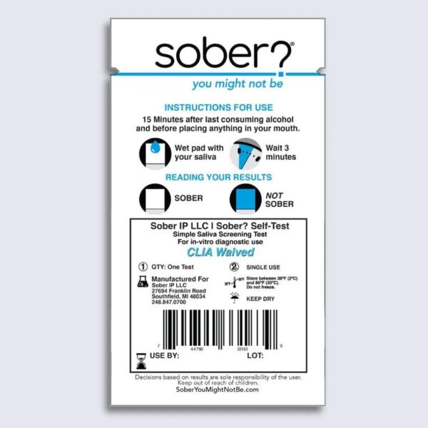 Sober Single Test Pack - Image 2